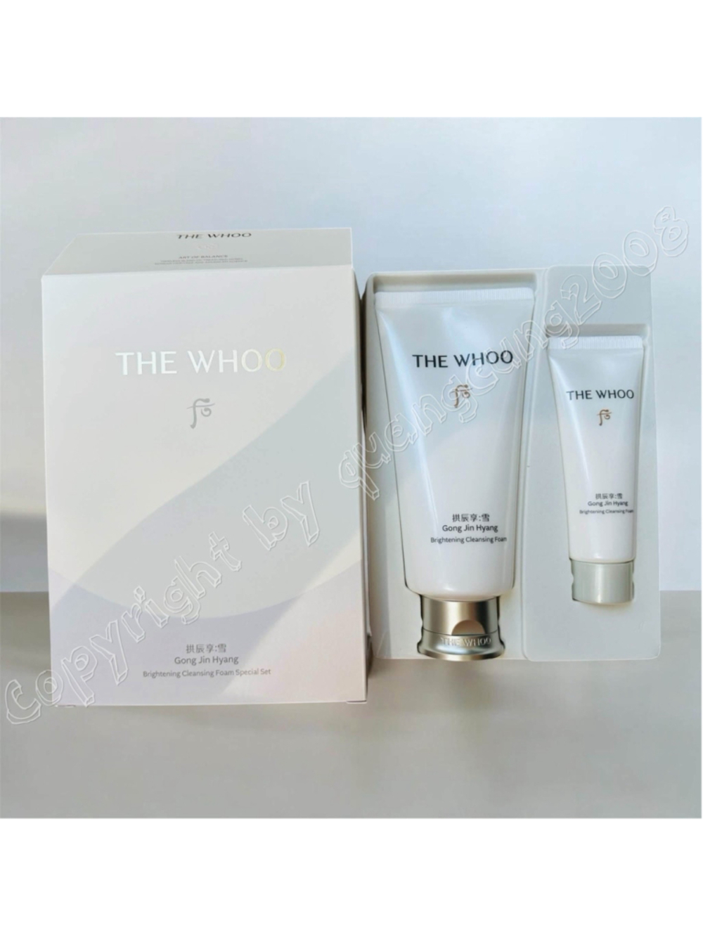 The Whoo Gong Jin Hyang Brightening Cleansing Foam Special Set 180ml + 40ml